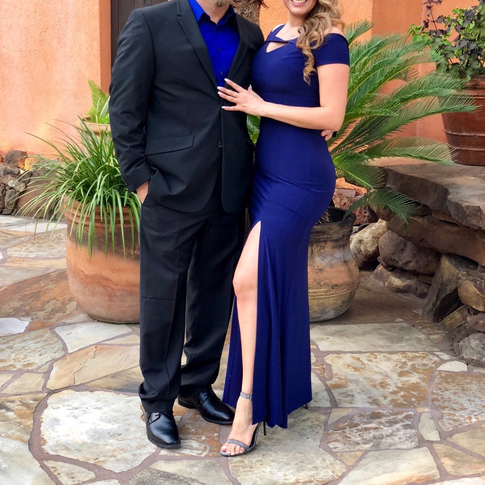 Night Way party dress Navy blue size 8